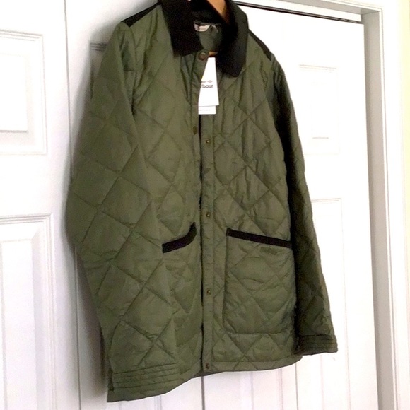 💥SALE💥 NWT Barbour Elizabeth Quilted Jacket, US 10 - Picture 6 of 16